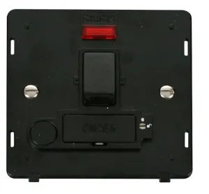 13A Fused Switched Conn. Unit With F/O & Neon (Loc