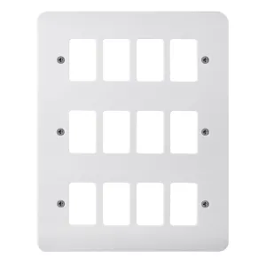 12 Gang GridPro Frontplate