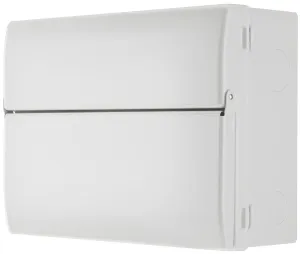 METAL CONSUMER UNIT 12 MOD 9 WAY UNPOPULATED WITH