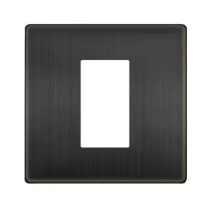 1 GANG NEW MEDIA 1 APERTURE COVER PLATE - MATT BRO