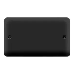 2 GANG BLANK PLATE MB