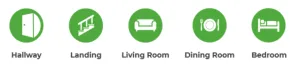 Optical Smoke Alarm. 230V with 10 Year Rechargeabl