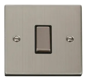 1 Gang 2 Way 'Ingot' 10AX Switch - Black