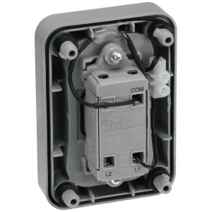 Plate Switch, 1 Gang 2 Way SP Weatherproof