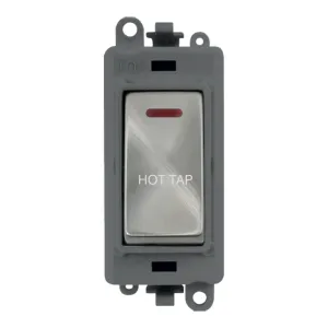 20AX Double Pole Switch With LED Module - Grey - S
