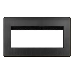 2 GANG QUAD NEW MEDIA COVER PLATE