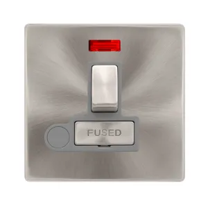 13A INGOT SWITCHED FUSED CONNECTION UNIT WITH NEON