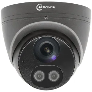 HDview IP 24/7 IP PoE 5MP 2.8mm Dome Camera Grey