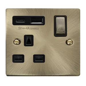 DECO 'INGOT' 13A 1  GANG  SWITCHED SAFETY SHUTTER