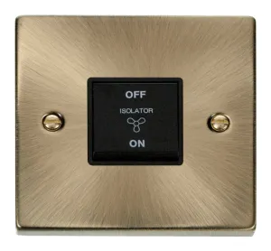 10A 3 POLE FAN ISOLATION PLATE SWITCH
