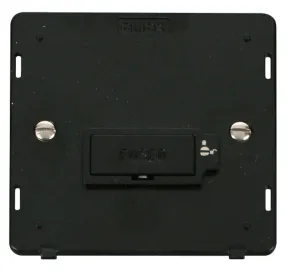 13A Fused Connection Unit  (Lockable) Insert - Bla