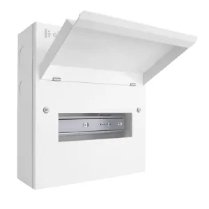 8 Way Elucian Metal Consumer Unit Unpopulated