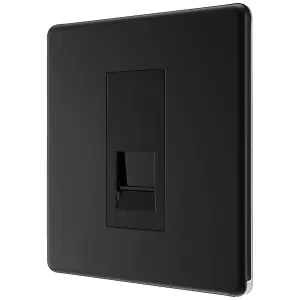 SCREWLESS FLATPLATE MATT BLACK SINGLE MASTER TELEP
