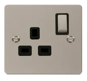 Ingot 1 Gang 13A DP Switched Socket  - Black