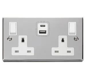 2G 13A SW SKT 4.2A A&C USB VPCH WH