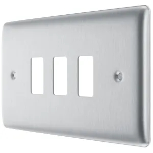 GRID FRONT PLATE METAL NEXUS - BR ST STEEL - 3 GAN