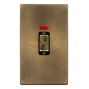 Definity Complete - 50A 2 Gang Double Pole Switch