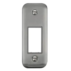 1 Gang MiniGrid- Unfurnished Architrave Plate - 1