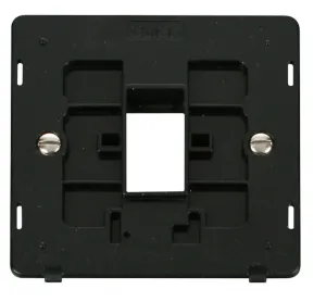 1 Gang Plate Single Aperture Insert - Black