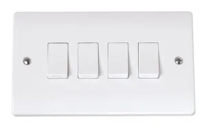 10A 4 Gang 2 Way Switch