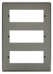18 Minigrid Module Plate - Black Nickel