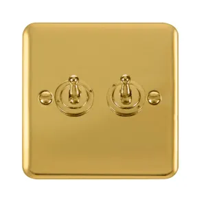 10AX 2 Gang 2 Way Toggle Switch