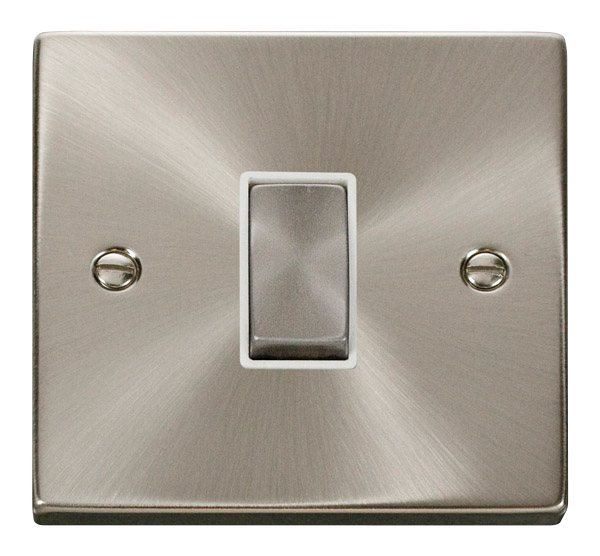 1 Gang 2 Way 'Ingot' 10AX Switch - White