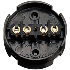 JUNCTION BOX 6 WAY 20 AMP 89MM DIAMETER (3.5") BRO