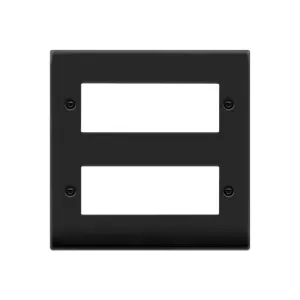 12 MINIGRID MODULE PLATE - MATT BLACK