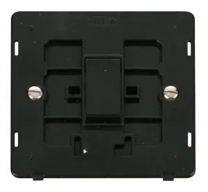 10AX 1 Gang 2 Way Switch Insert - Black
