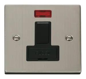 13A Fused Switched Connection Unit With Neon - Bla