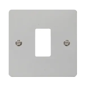 1 Gang GridPro Frontplate - Polished Chrome