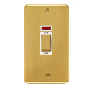 Deco Plus - 50A 2 Gang Double Pole Switch With Neo