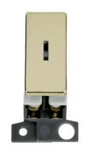 13A Resistive DP Ingot Keyswitch - Brass