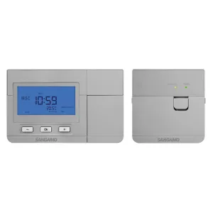 CHOICE PLUS ROOM THERMOSTAT DIGITAL SILVER WIRELES