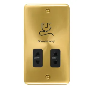 115/230V Dual Voltage Shaver Socket