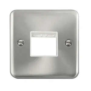 1 Gang MiniGrid Unfurnished Plate - 2 Apertures