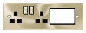 Half New Media Part Furnished Front Plate - 2 X 13
