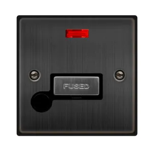13A INGOT FUSED CONNECTION UNIT WITH NEON & OPTION