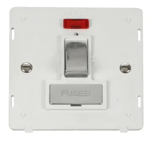 Ingot 13A Fused Sw. Conn. Unit Insert & Neon - Whi