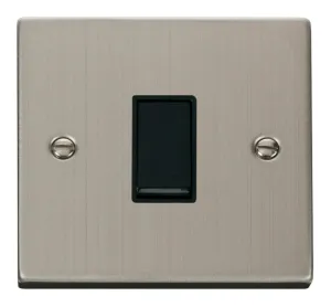 1 Gang 2 Way 10AX Switch - Black