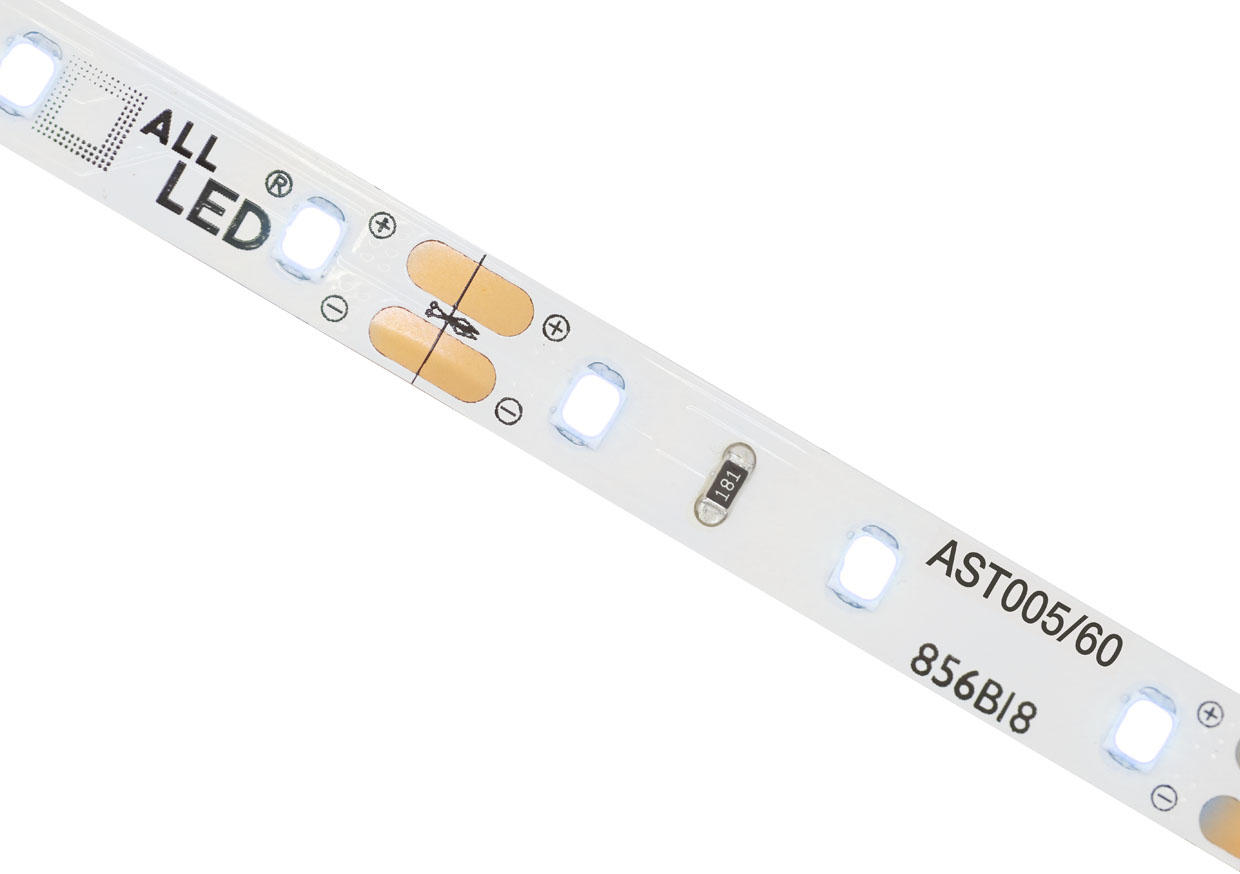 PRO - 12V IP20 5W MTR LED STRIP, 6000K, 60 LEDS MT