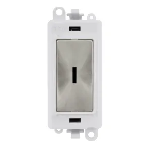 20AX 2 Way Retractive Keyswitch Module - White - S