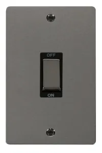Define - 50A 2 Gang Double Pole Switch (Vertical)