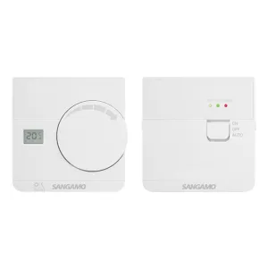 CHOICE PLUS ROOM THERMOSTAT DIGITAL WHITE WIRELESS