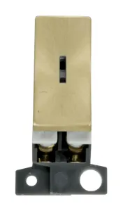13A Resistive DP Ingot Keyswitch - Satin Brass