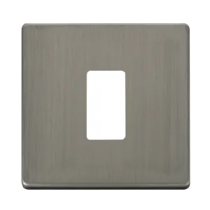 1 Gang GridPro Frontplate - Stainless Steel