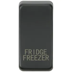Switch cover "marked FRIDGE FREEZER" - anthracite