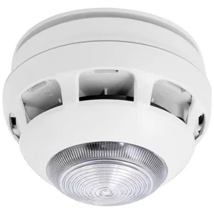 Smoke & Heat Detector c/w Sounder/Strobe