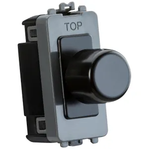 6A 1G 2-way Dummy Dimmer Module - Matt Black
